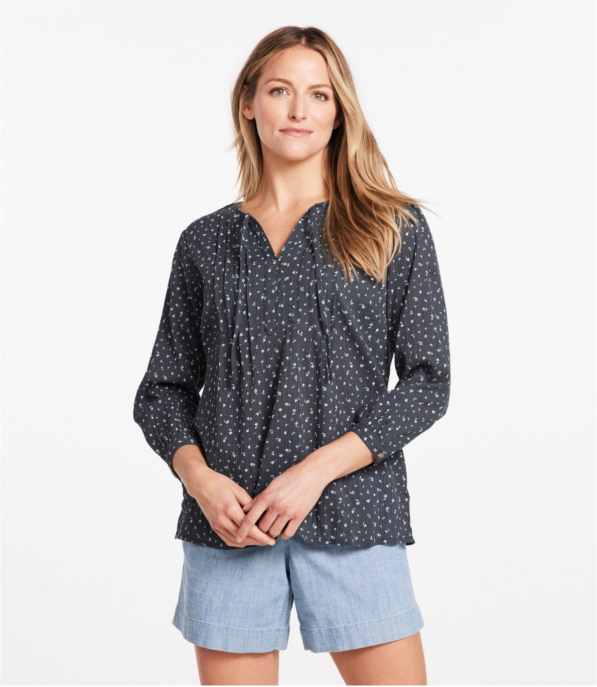 Women's Camp Blouse Print at L.L. Bean