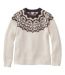 Color Option: Cream Fair Isle, $99.95