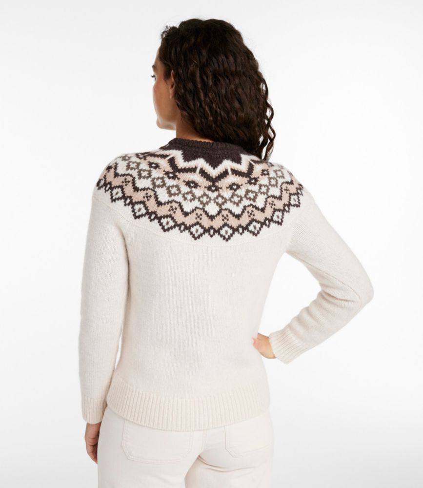 Women's Bean's Classic Ragg Wool Sweater, Crewneck Fair Isle