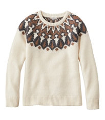 Women's Bean's Classic Ragg Wool Sweater, Crewneck Bird's-Eye Women's Bean's Classic Ragg Wool Sweater, Crewneck Bird's-Eye