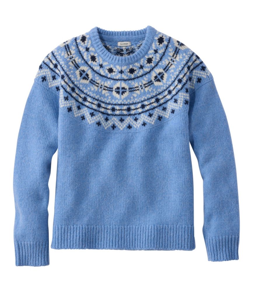 Surf Blue Fair Isle