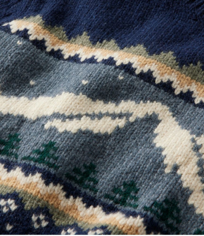 Women's Bean's Classic Ragg Wool Crewneck Intarsia Sweater