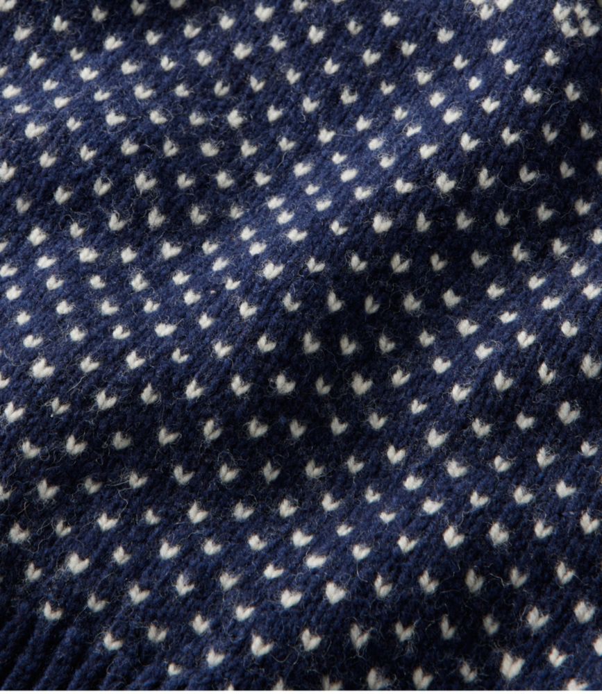 Women's Bean's Classic Ragg Wool Crewneck Intarsia Sweater