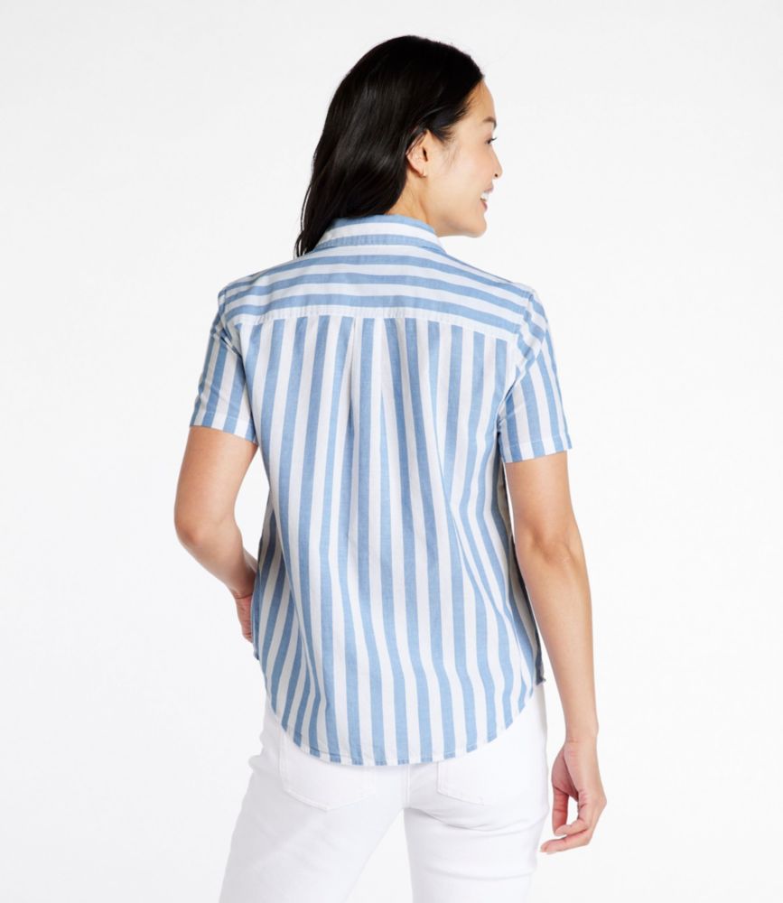 Women's Organic Classic Cotton Shirt, Stripe | Shirts & Button