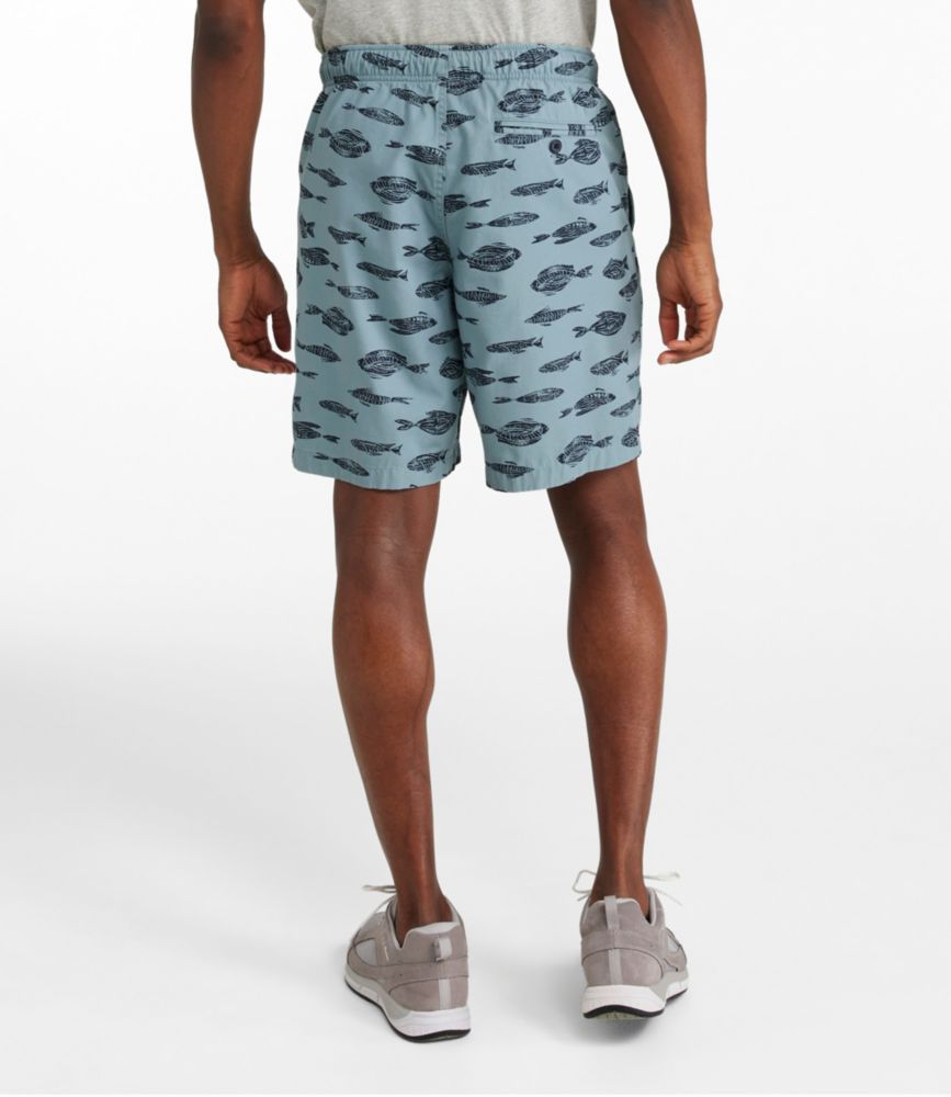 Men's Dock Shorts, Print, 8", Cadet Blue Fish Print, small image number 3