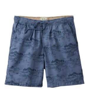 Men's Dock Shorts, Print, 8"