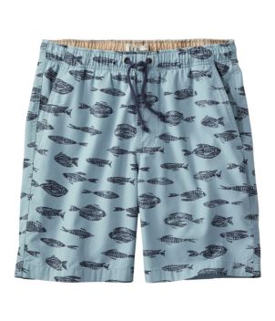 Men's Dock Shorts, Print, 8"