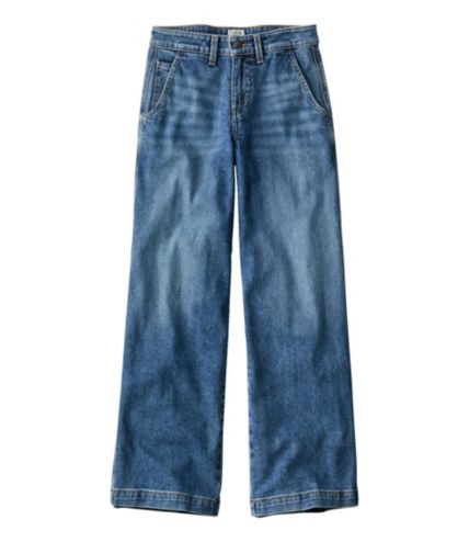 Women's 207 Vintage Jeans, High-Rise Wide-Leg | Jeans at L.L.Bean