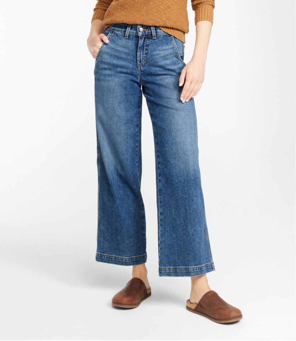 Tall Patch Pocket Slim Flare Pants