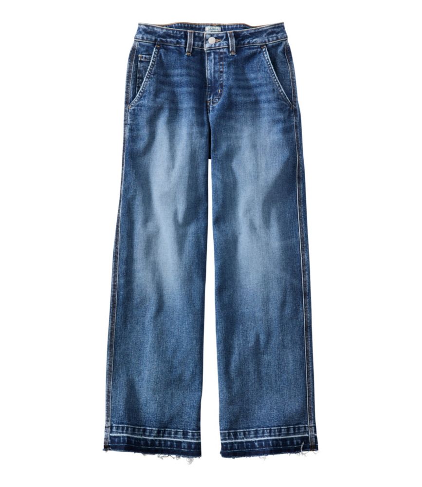 Indigo Slate Wash Raw Hem