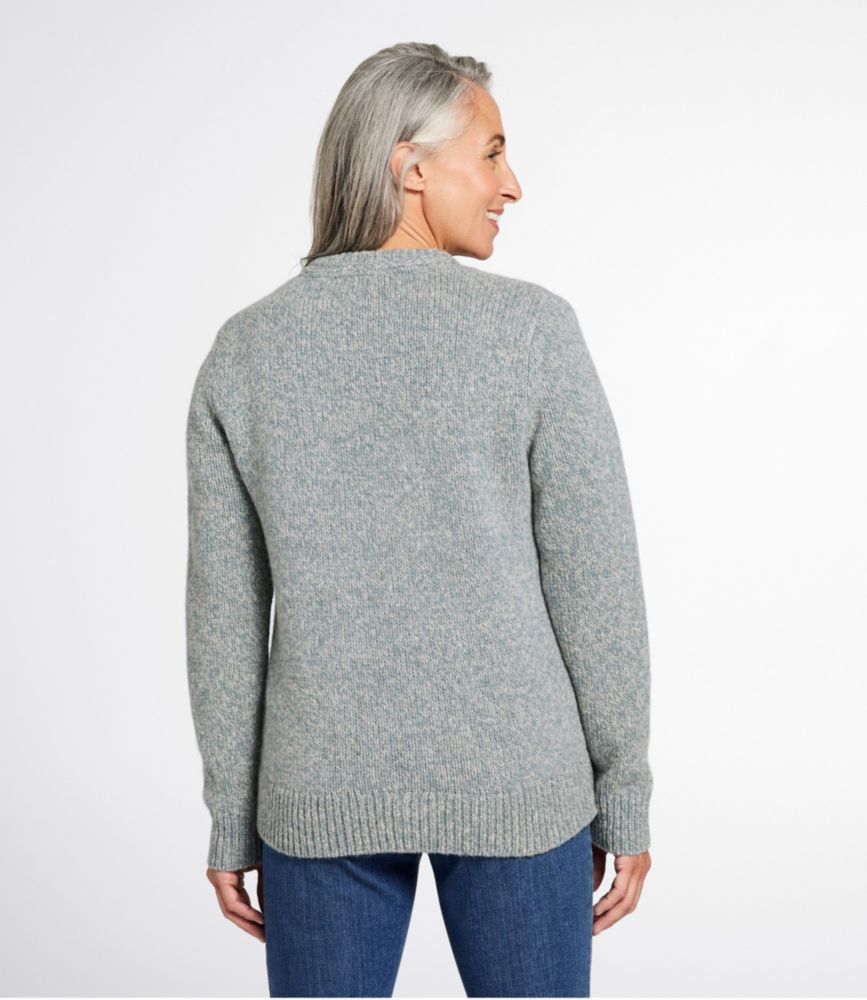 Women's Bean's Classic Ragg Wool Sweater, Crewneck, Undyed, small image number 3