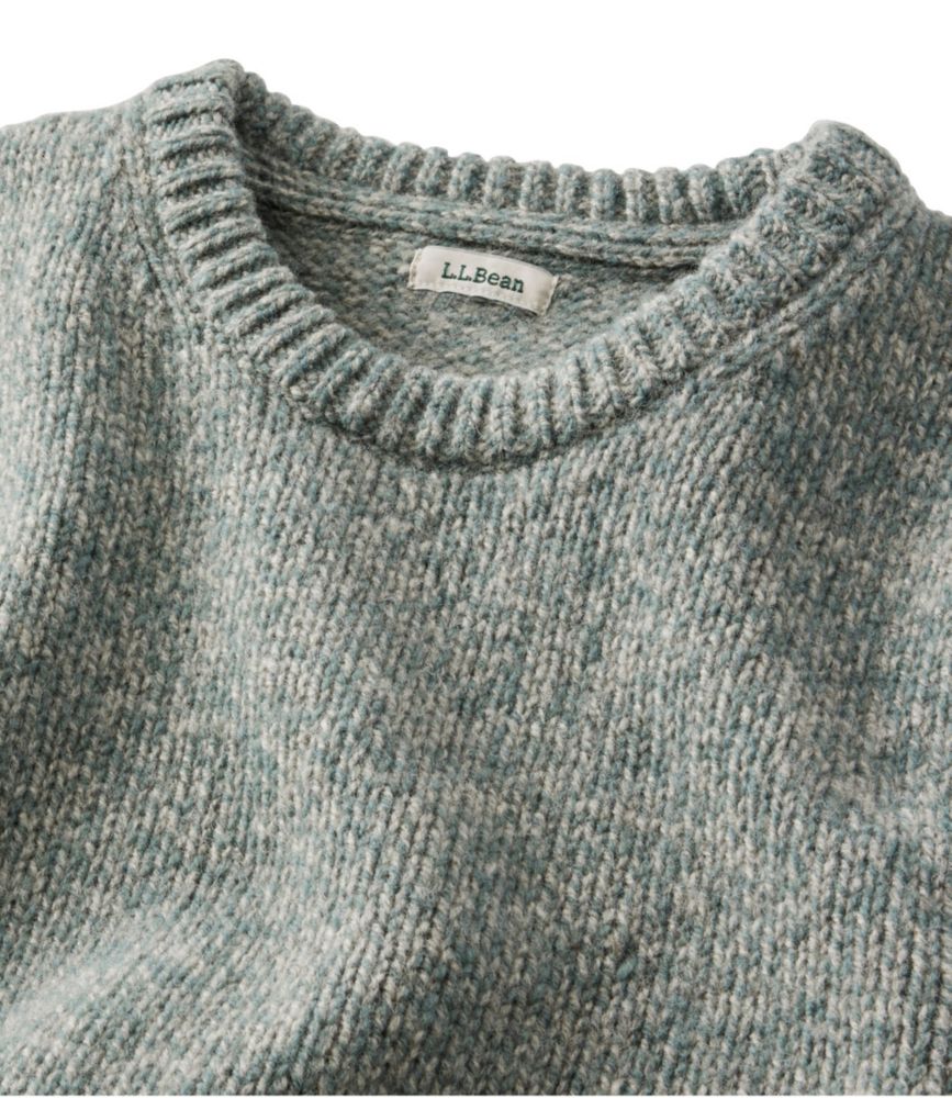 Women's Bean's Classic Ragg Wool Sweater, Crewneck, Undyed, small image number 4