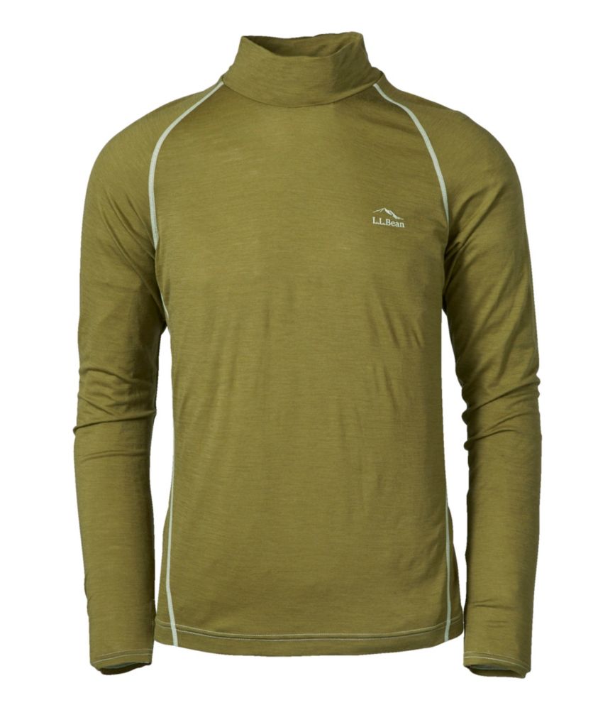 Men's Cresta Wool Ultralight 150 Turtleneck, Forest Sage, small image number 1