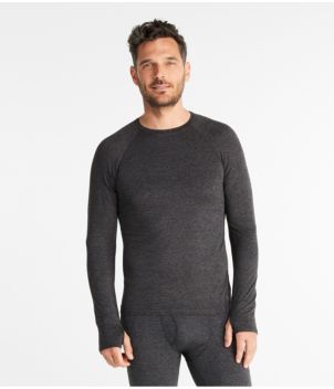 Men's L.L.Bean Simple Soft Base Layer, Crew