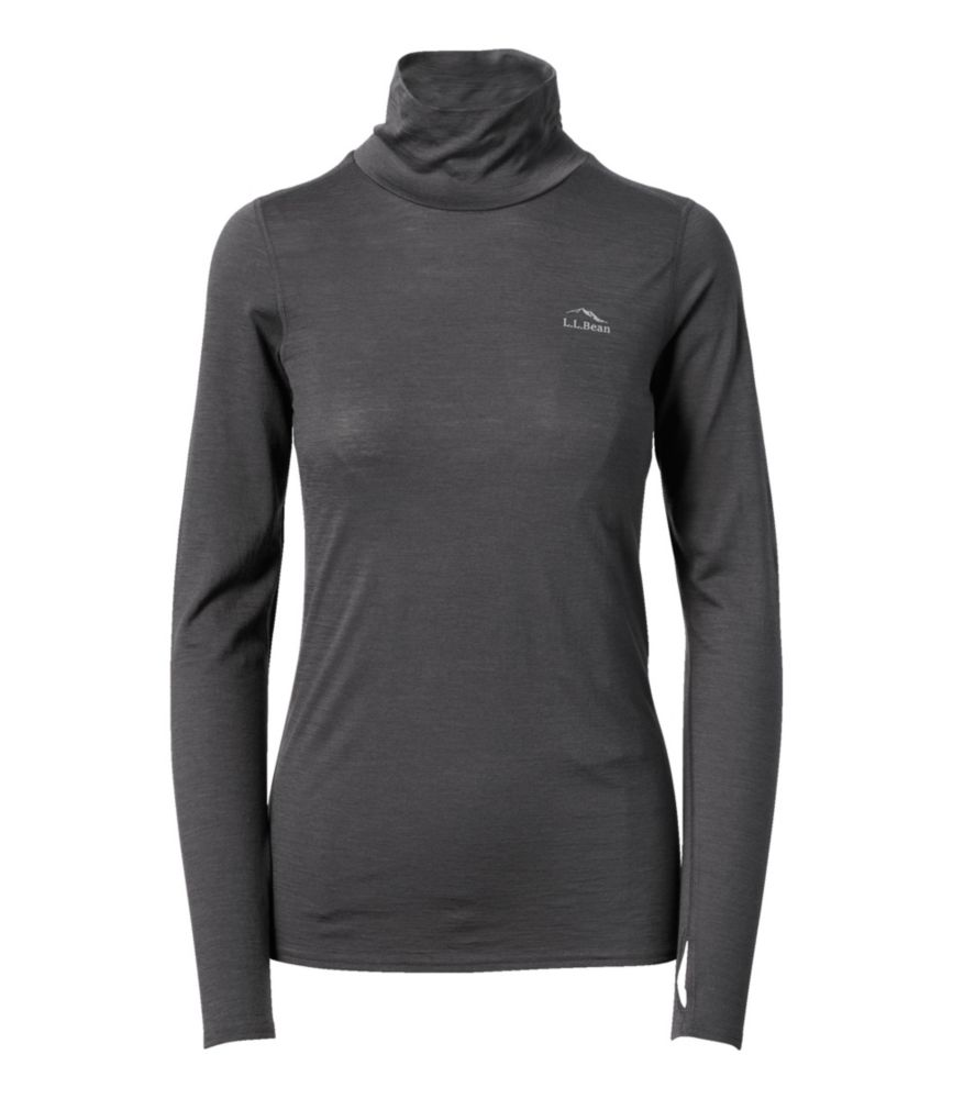 Women's Cresta Wool Ultralight 150 Turtleneck, Alloy Gray, small image number 1