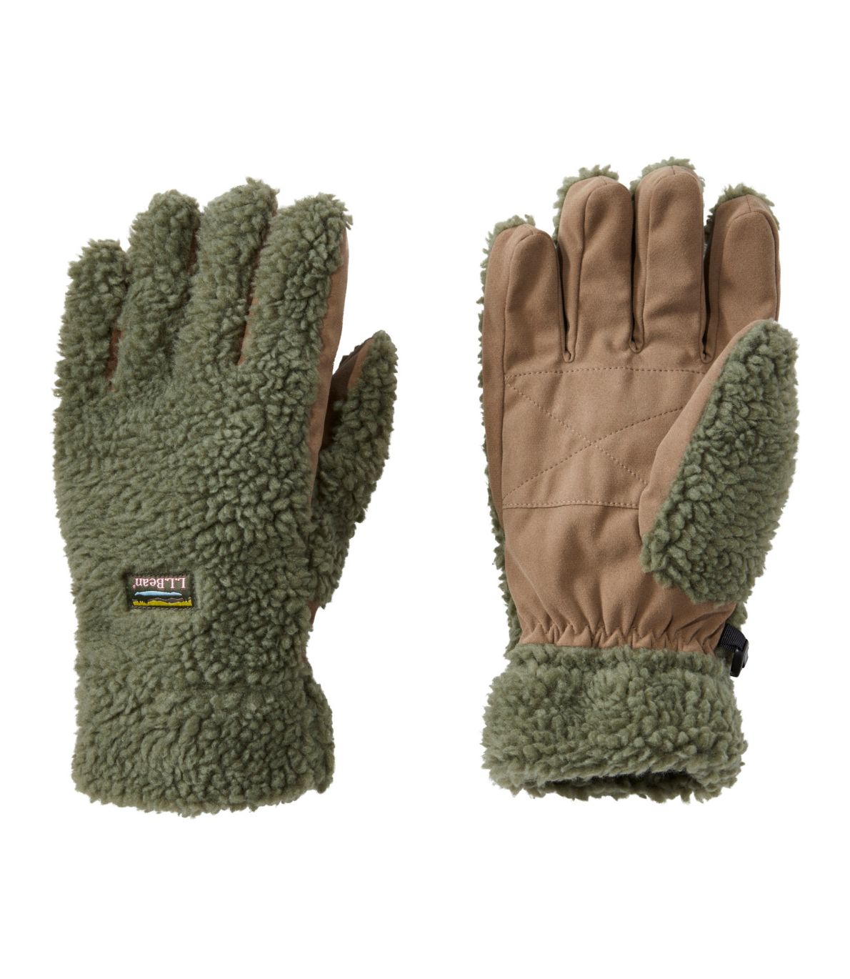 Adults' Mountain Pile Fleece Gloves at L.L. Bean