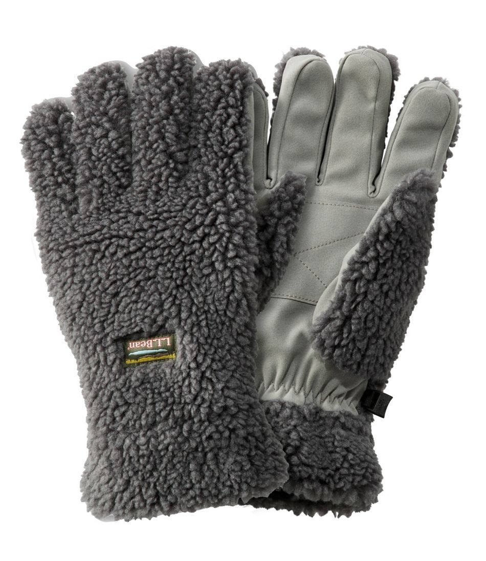 Adults' Mountain Pile Fleece Gloves | Accessories at L.L.Bean