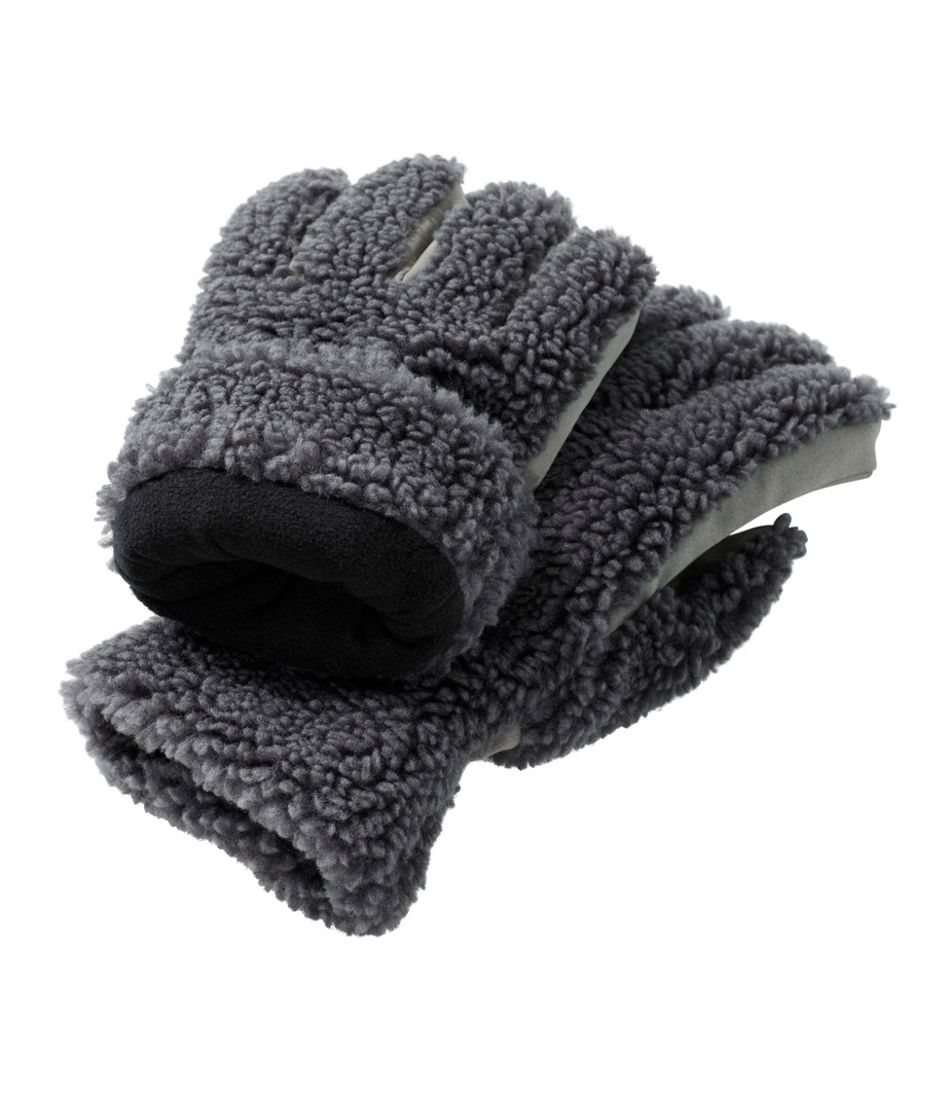 Adults' Mountain Pile Fleece Gloves | Accessories at L.L.Bean