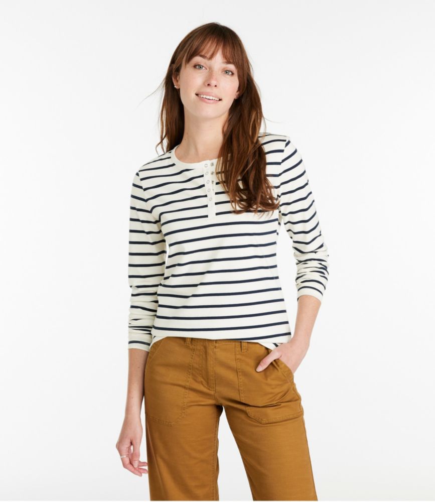 Women's Signature Rangeley Cotton Tee, Henley