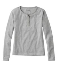 T-shirt oversize en coton bio, col rond, manches 3/4, gris pierre
