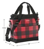 Insulated Tote, Medium, Plaid