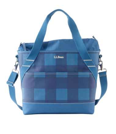 Insulated Tote, Medium, Plaid