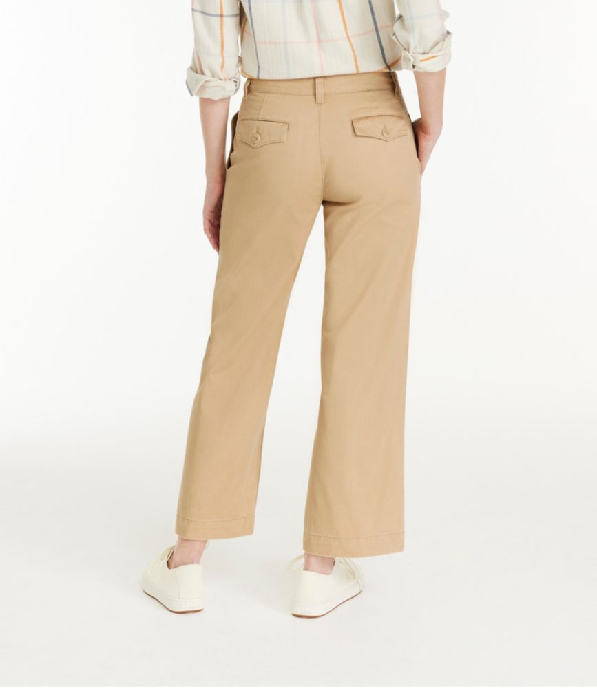 Women's Signature Boyfriend Chinos, Mid-Rise Patchwork, , small image number 4