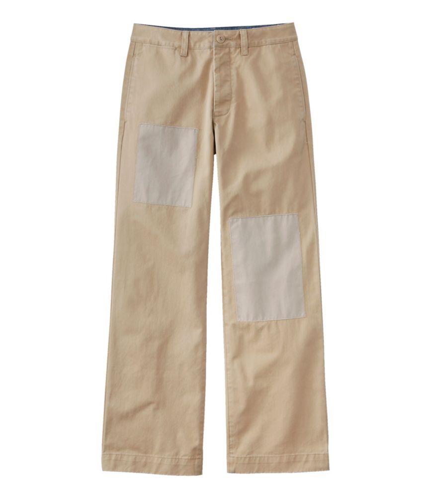 Women's Signature Boyfriend Chinos, Mid-Rise Patchwork, , small image number 5