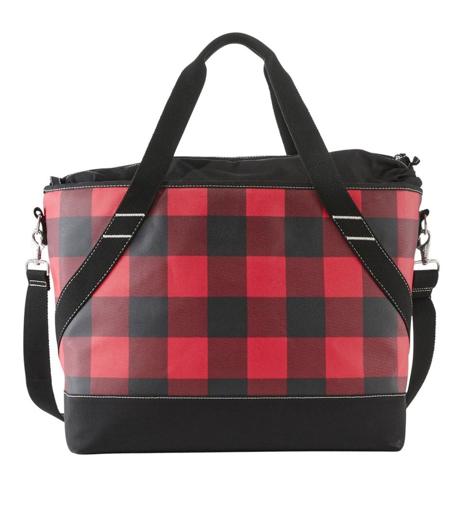 Insulated Tote, Large, Plaid