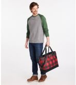 Insulated Tote, Large, Plaid