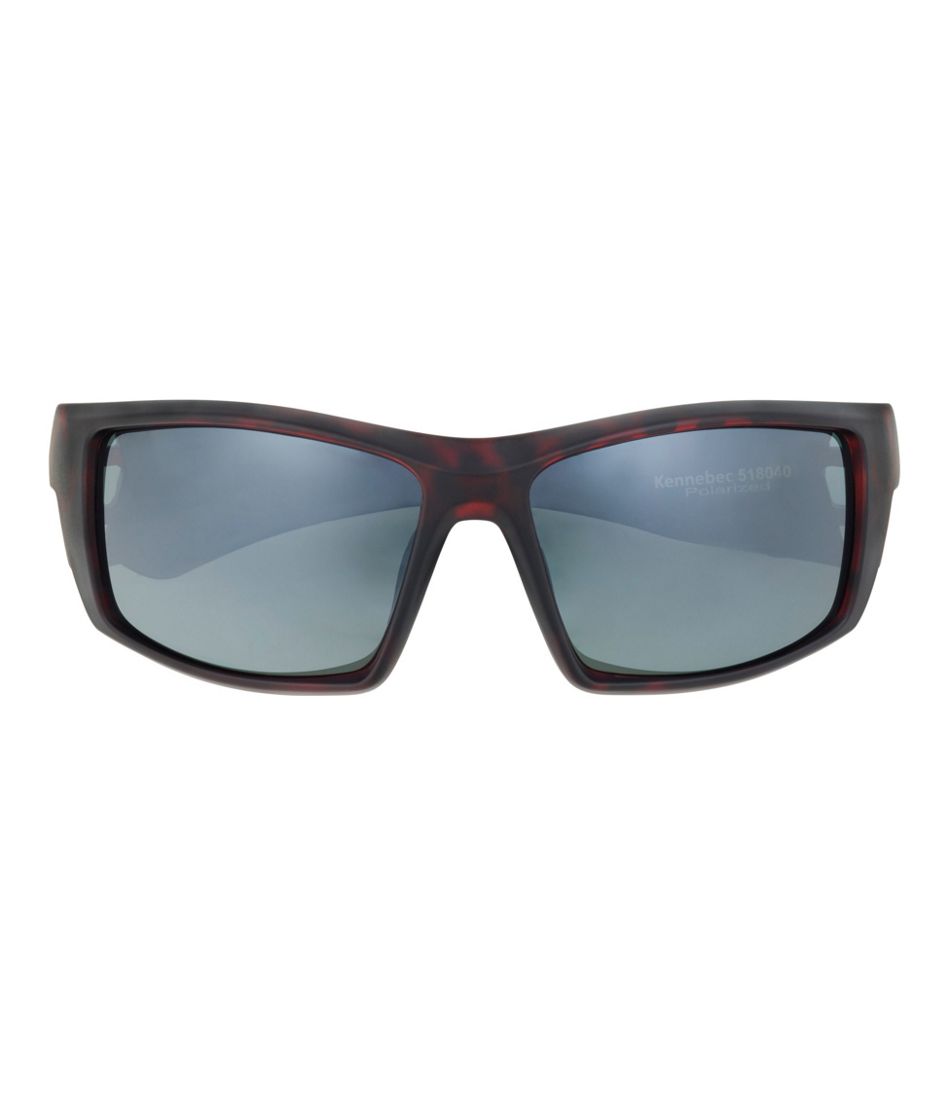 L.L.Bean Kennebec Floating Sunglasses Shiny Dark Demi/Black Rubber