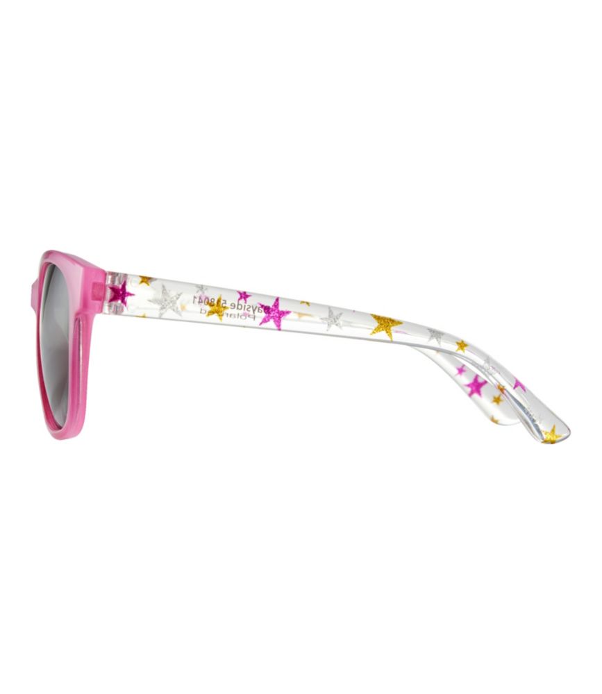 Kids' L.L.Bean Bayside Polarized Sunglasses, Shiny Pink, small image number 3