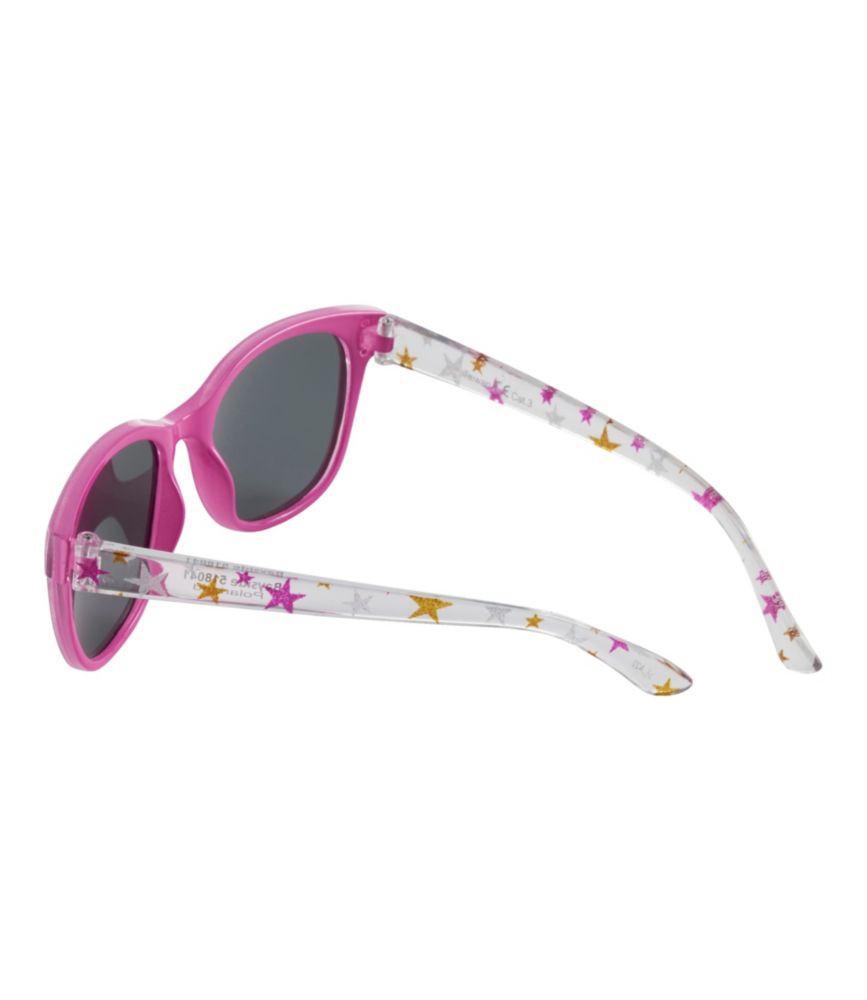 Kids' L.L.Bean Bayside Polarized Sunglasses, Shiny Pink, small image number 4