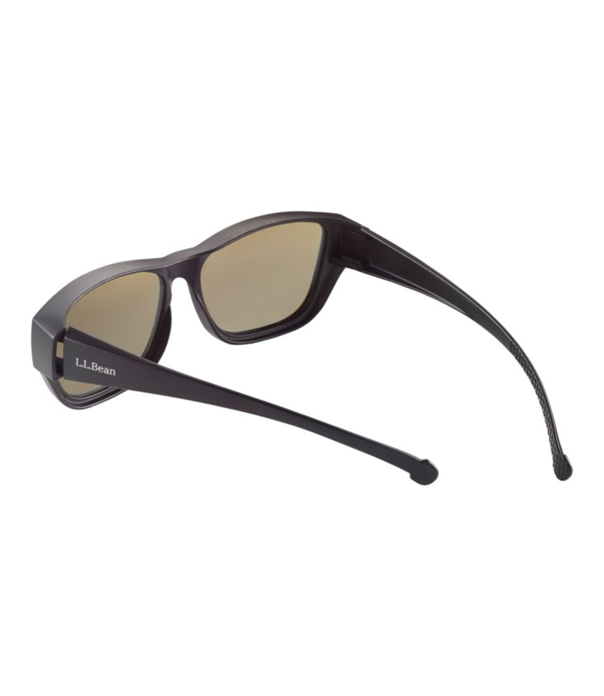 L.L.Bean Classic Over The Glasses Polarized Sunglasses, Matte Black, small image number 4