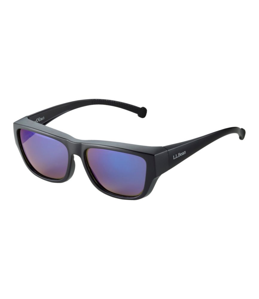 L.L.Bean Classic Over The Glasses Polarized Sunglasses, Matte Black, small image number 1