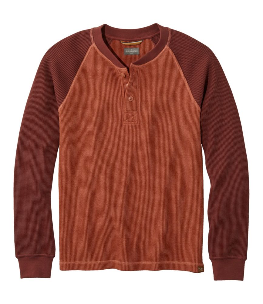 Men's Signature Waffle Henley Henleys at L.L.Bean