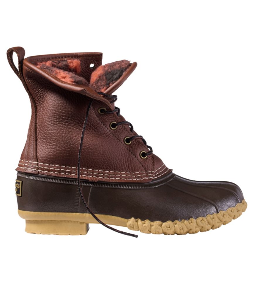 Women's Bean Boots, 8" Fleece-Lined Insulated