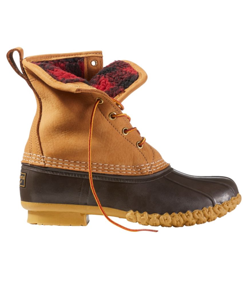 Tan/Bean Boot Brown/Gum/Red Black Plaid