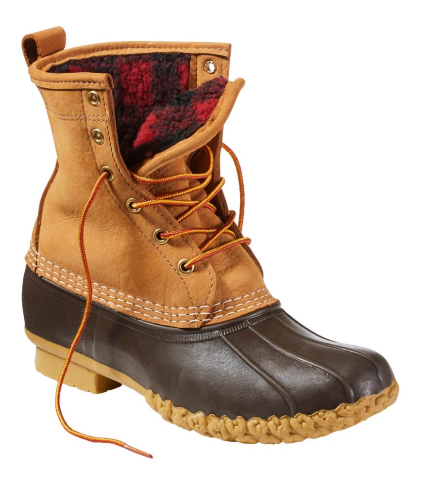 Women's Bean Boots, 8" Fleece-Lined Insulated