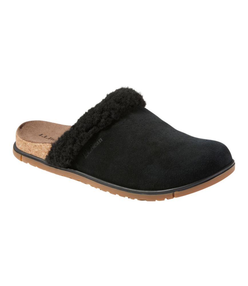 Women's Go-Anywhere Cozy Clogs, Black/Black, small image number 6