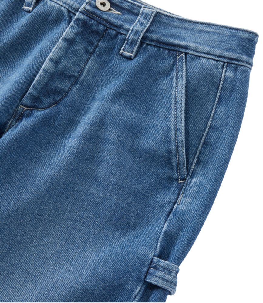Women's Signature Super-Soft Jeans, High-Rise Straight-Leg Carpenter, , small image number 3