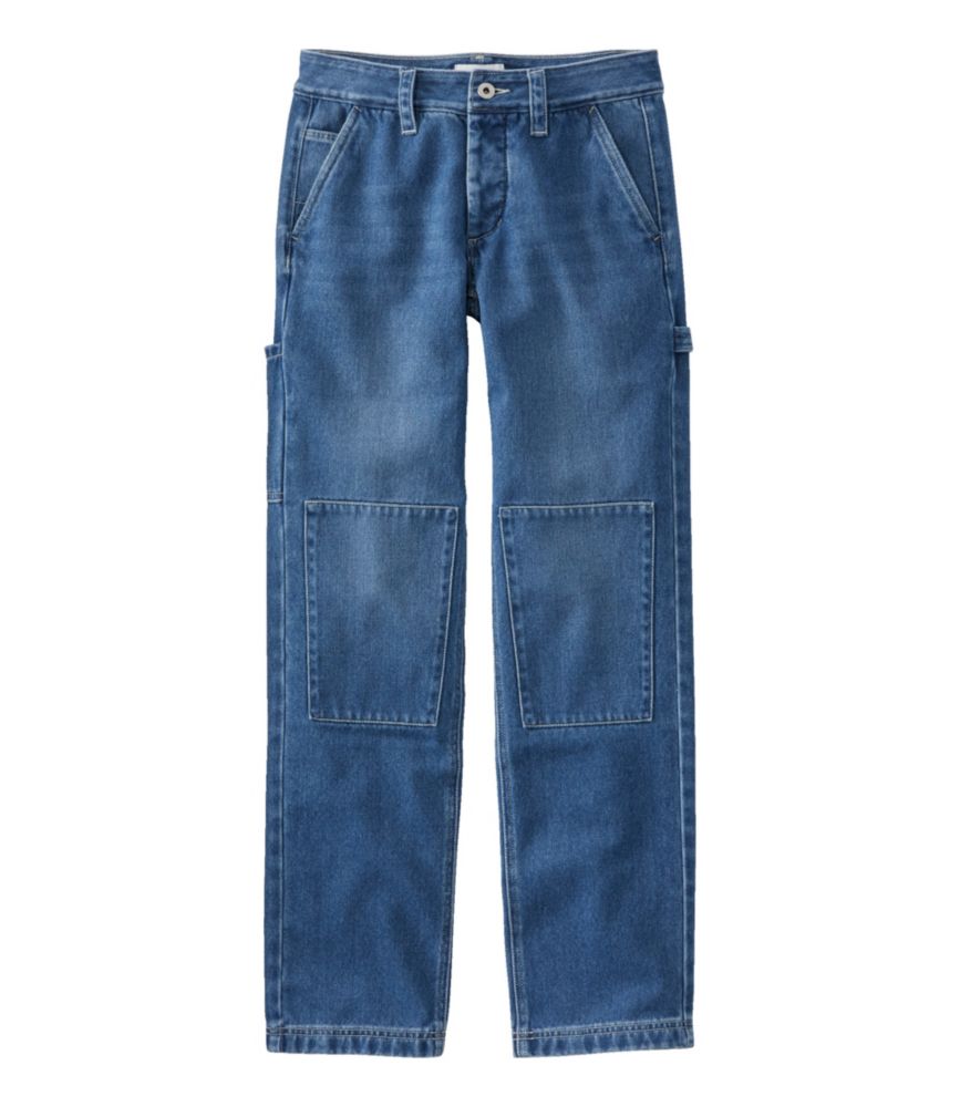 Women's Signature Super-Soft Jeans, High-Rise Straight-Leg Carpenter, , small image number 4
