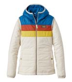 Women's Mountain Classic Puffer Hooded Jacket, Colorblock