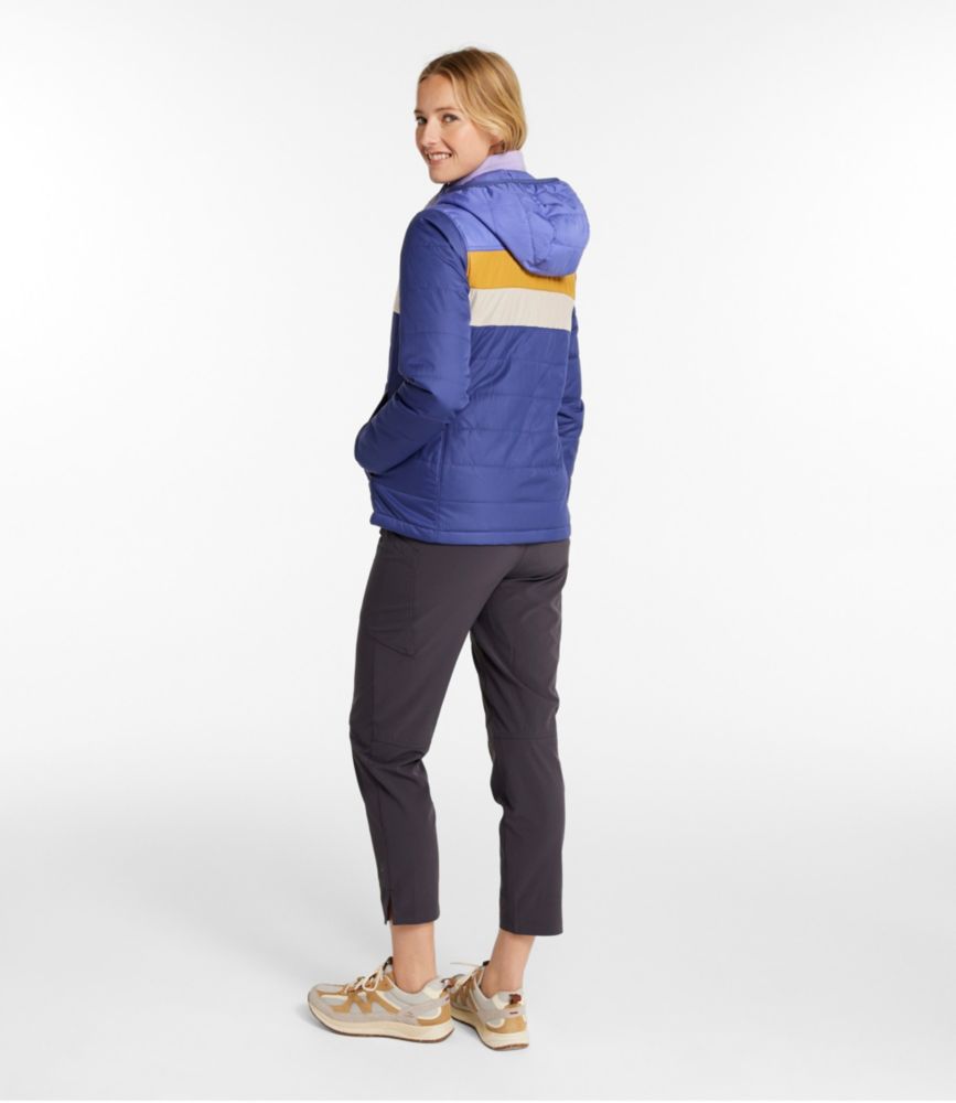 Women's Mountain Classic Puffer Hooded Jacket, Colorblock