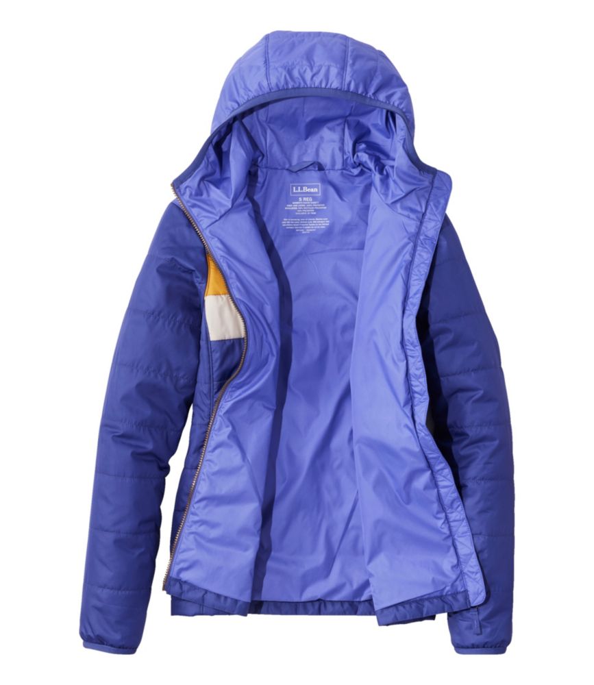 Women's Mountain Classic Puffer Hooded Jacket, Colorblock