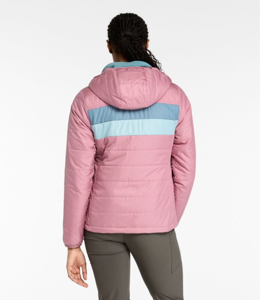 Women's Mountain Classic Puffer Hooded Jacket, Colorblock