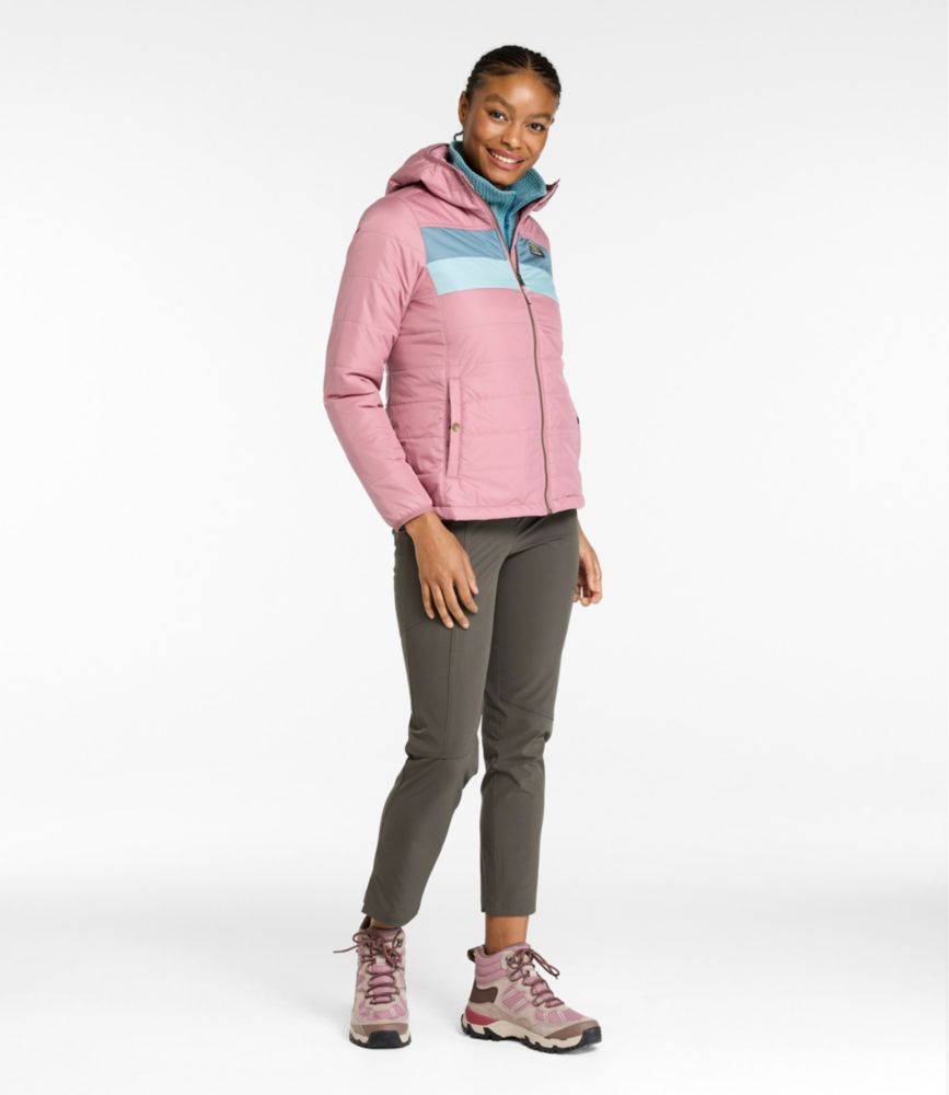 Women's Mountain Classic Puffer Hooded Jacket, Colorblock