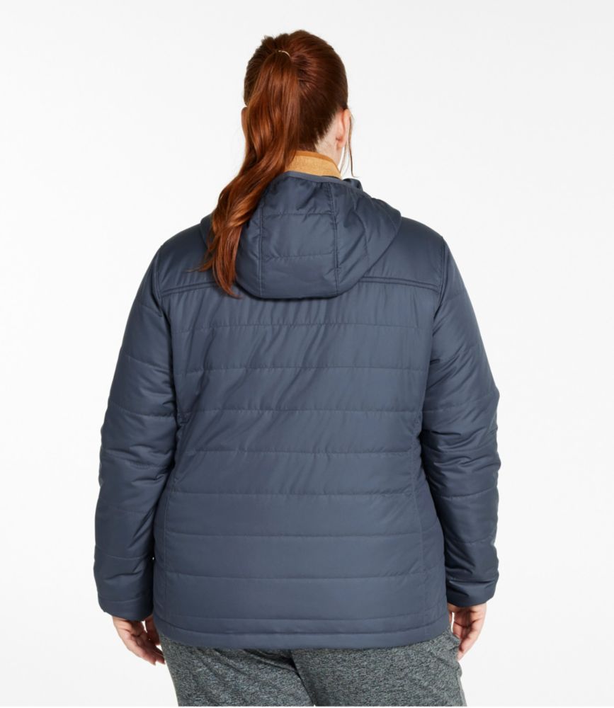 Women's Mountain Classic Puffer Hooded Jacket, Black, small image number 3