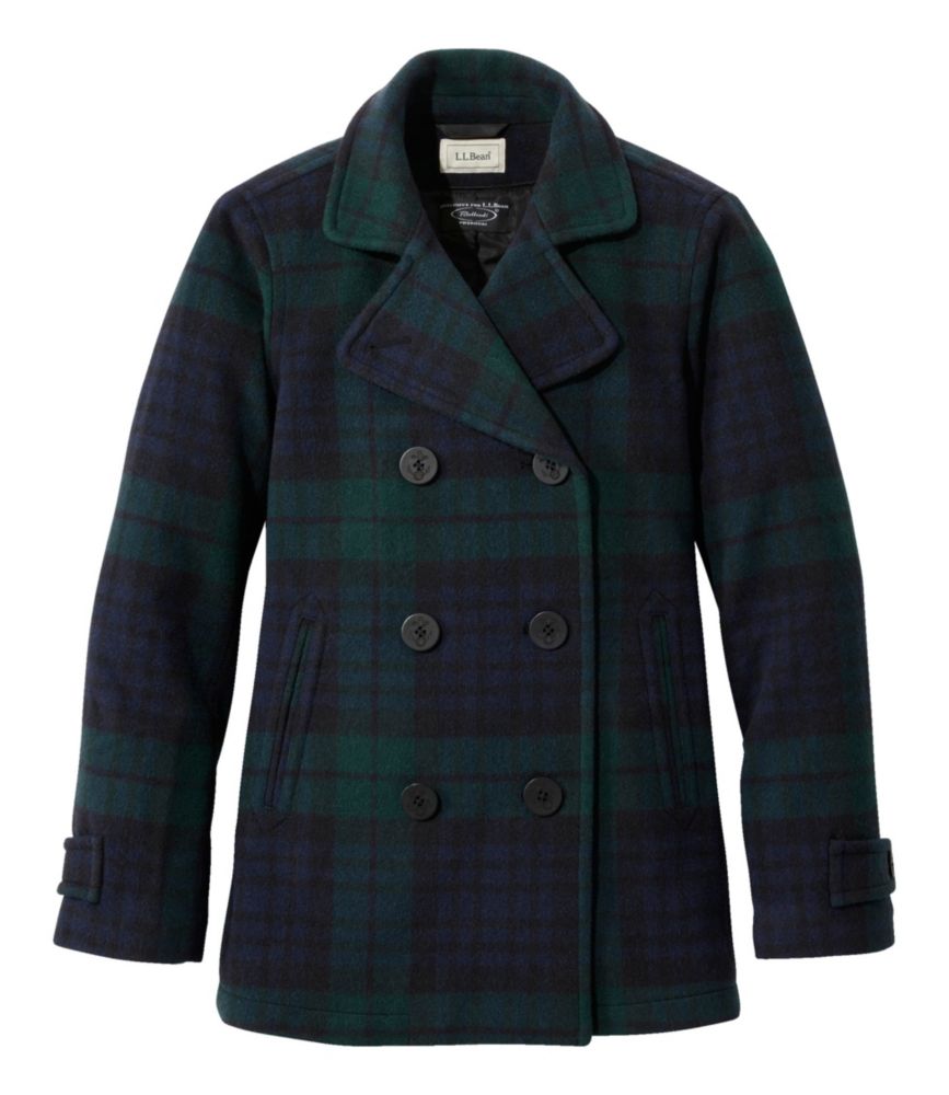 Ll bean men's store wool peacoat