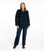 Women s Classic Lambswool Peacoat Pattern Casual Jackets at